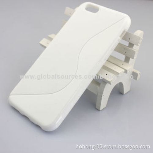 Transparent Graduate Color Water-drop Grain PC Cases for iPhone 6, Different Colors Available